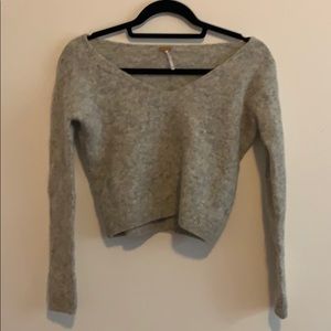 Cropped Free People Sweater